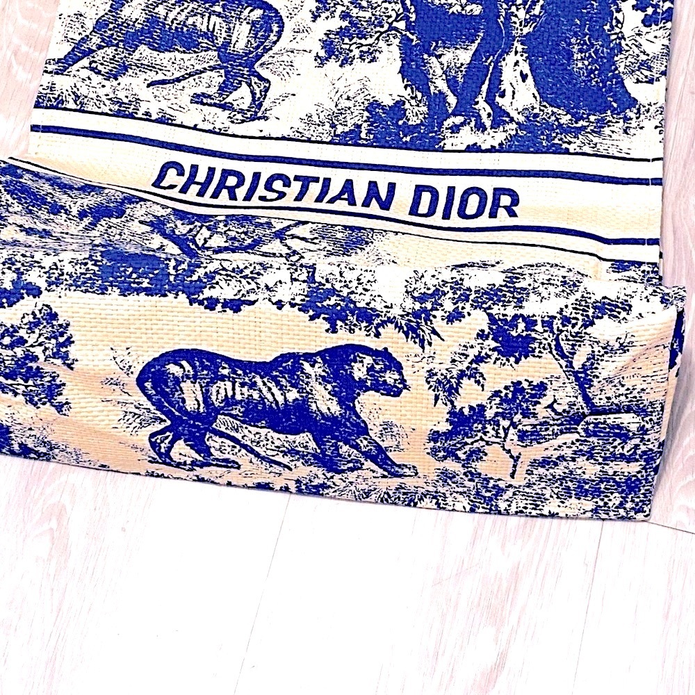 💙Christian Dior Straw Dioriviera Tote - Picture 11 of 13